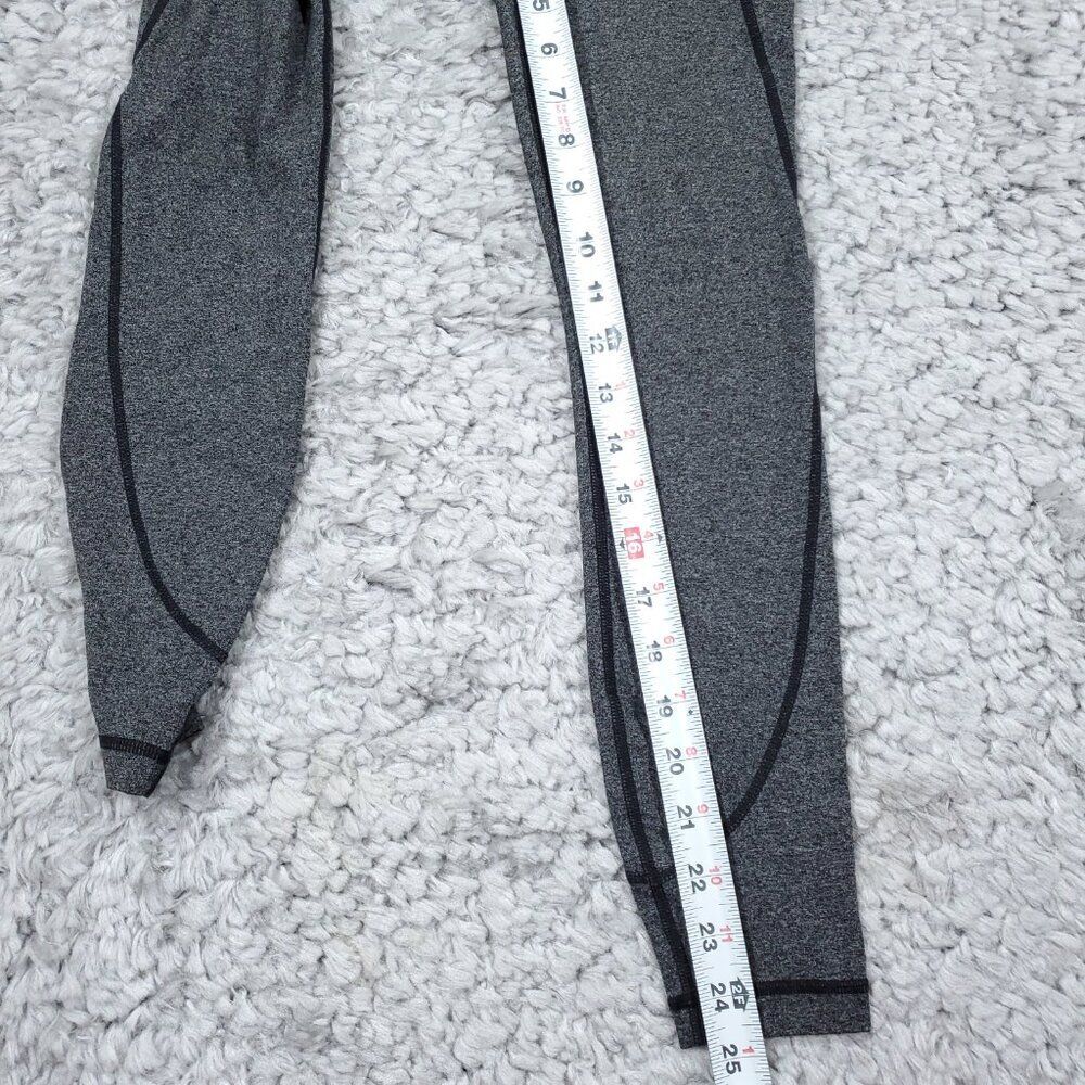 Athleta Women’s Salutation 7/8 Tight Leggings 2XS XXS Gray Black Ankle Tights - Picture 8 of 10